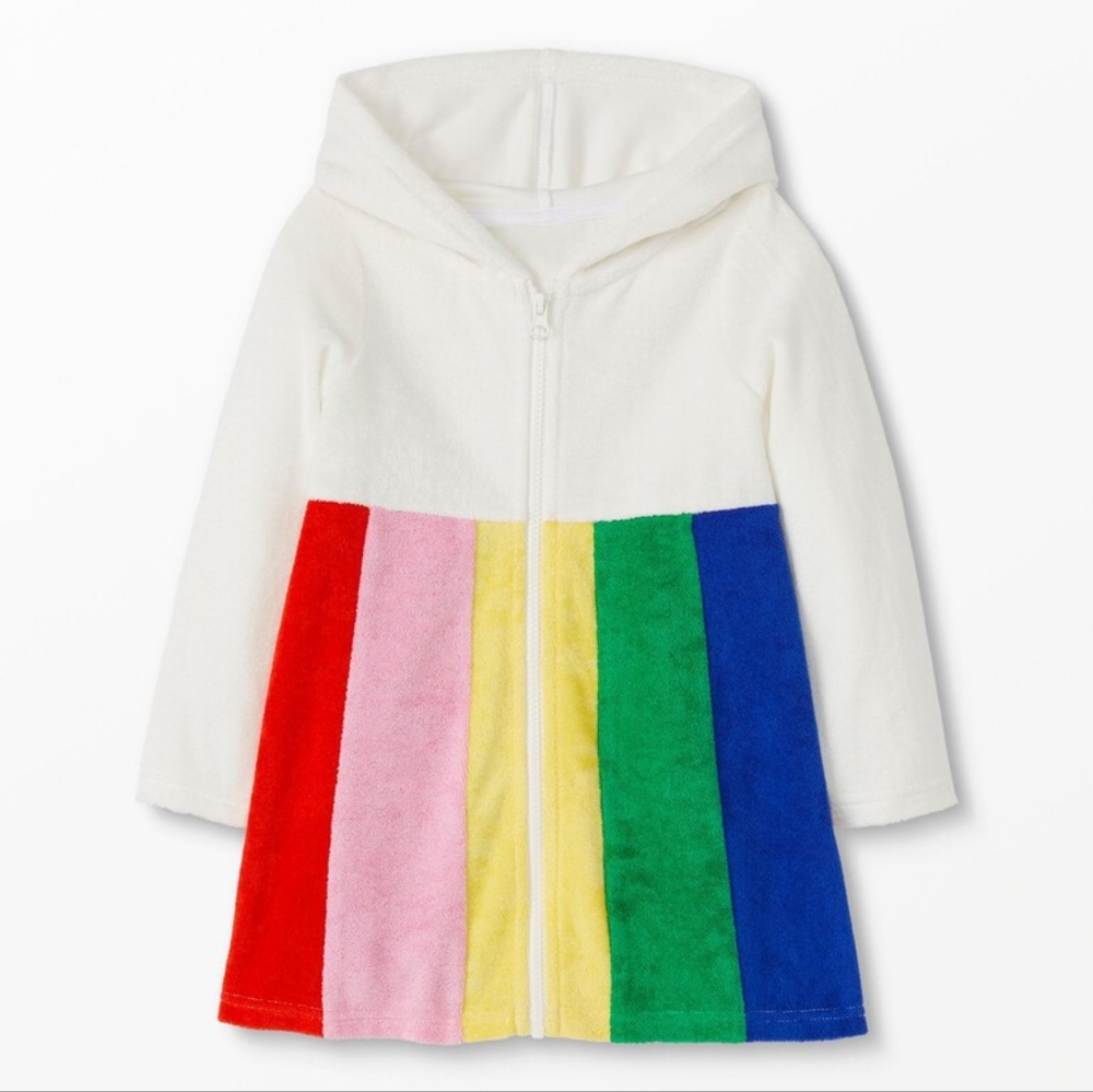 Hanna Andersson Multicolor Rainbow Hoodie